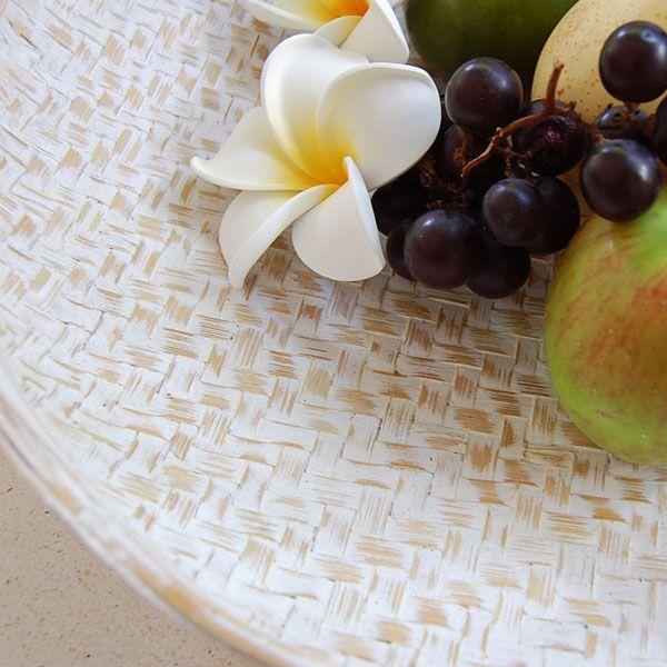 アジアン雑貨 竹製フードストッカー Sサイズ ホワイトウォッシュ アジア工房 8114 | ブランド登録なし | 02