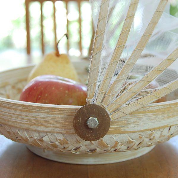 アジアン雑貨 竹製フードストッカー Lサイズ ホワイトウォッシュ アジア工房 8116 | ブランド登録なし | 03