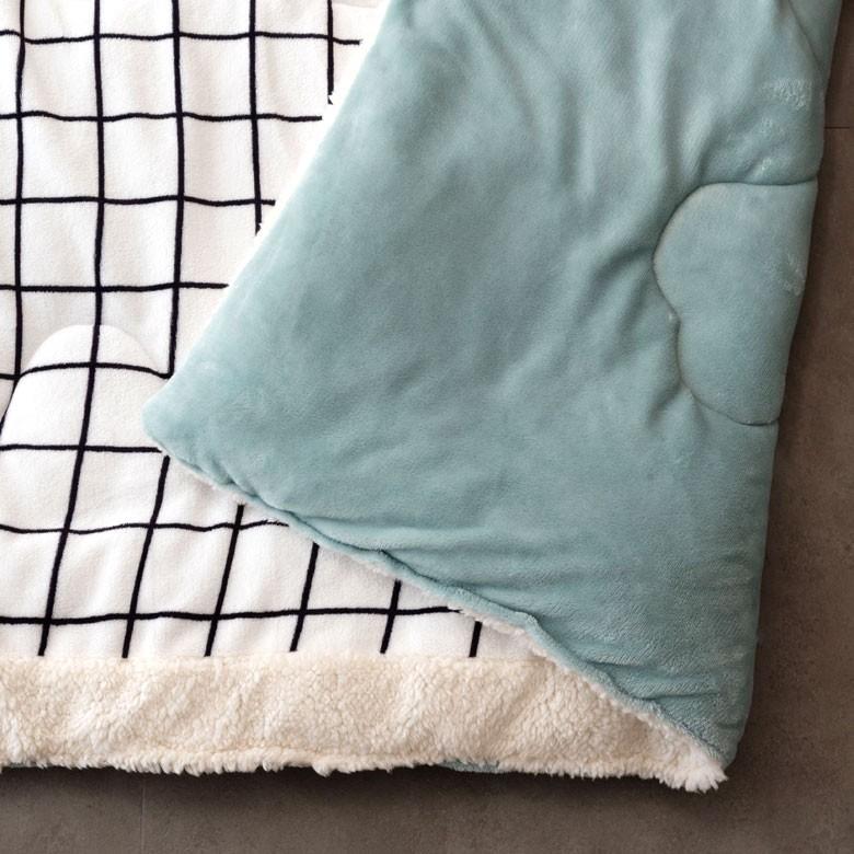 こたつ布団 長方形 190×240cm グリッド柄裏面フランネルフリース こたつ掛け布団 こたつぶとん 格子柄 おしゃれ 洋風 北欧 83054 | ブランド登録なし | 16