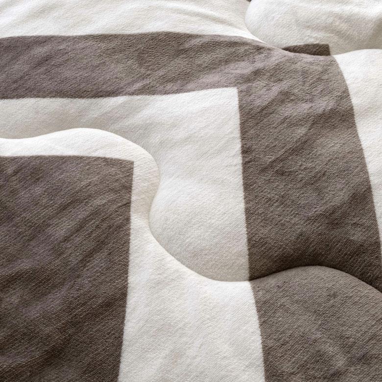 こたつ布団 長方形 約190×240cm シェブロン柄 フランネルフリース こたつ掛け布団 こたつぶとん ジグザグボーダー おしゃれ 洋風 西海岸 北欧 8305 | ブランド登録なし | 16