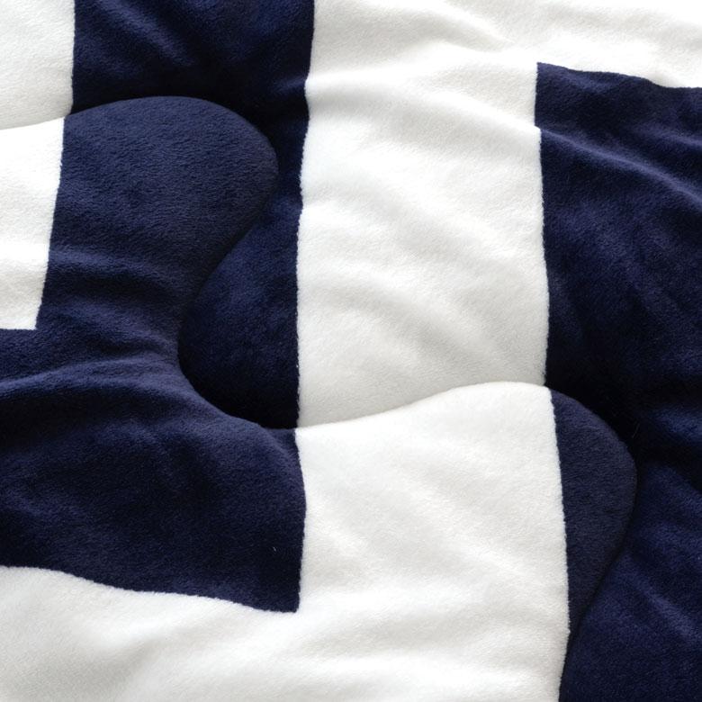 こたつ布団 長方形 約190×240cm シェブロン柄 フランネルフリース こたつ掛け布団 こたつぶとん ジグザグボーダー おしゃれ 洋風 西海岸 北欧 8305 | ブランド登録なし | 17