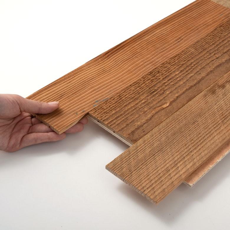 古材ウッドタイル ナロータイプ 壁用 はめ込み式 ヴィンテージ風 簡単 ブラウン ウッドウォールパネル 壁面DIY 内装 木材 ウッドパネル パネルタイル 83212 | ELEMENTS（インテリア） | 05
