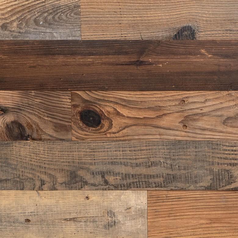 古材ウッドタイル ワイドタイプ 壁用 はめ込み式 ヴィンテージ風 簡単 ブラウン ウッドウォールパネル 壁面DIY 内装 木材 ウッドパネル パネルタイル 83213 | ELEMENTS（インテリア） | 08