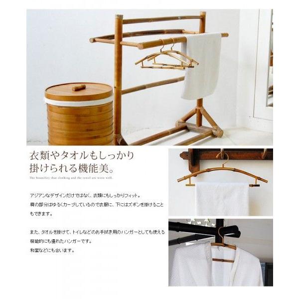アジアン雑貨 バンブーハンガー Newタイプ アジア工房 8362 | ブランド登録なし | 01