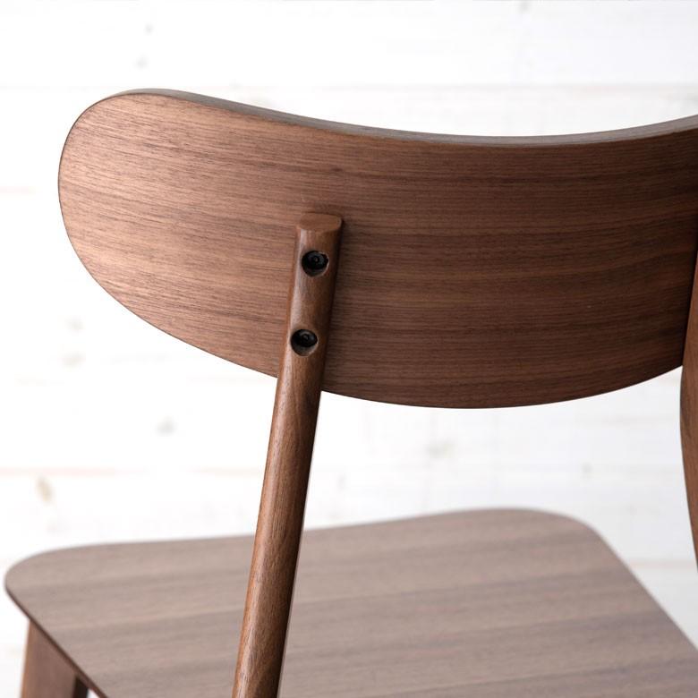 チェア ブラウン ナチュラル ダイニングチェア 木製 天然木 ウッド ウォールナット オーク ヴィンテージ 北欧  シンプル 8400 | ELEMENTS（インテリア） | 15