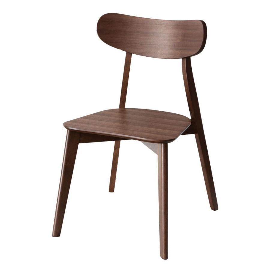 チェア ブラウン ナチュラル ダイニングチェア 木製 天然木 ウッド ウォールナット オーク ヴィンテージ 北欧  シンプル 8400 | ELEMENTS（インテリア） | 20