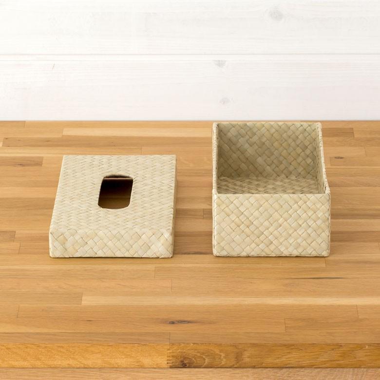 ティッシュケース おしゃれ ボックス パンダン ティッシュケースカバー ティッシュカバー モダン アジアン パンダン 北欧 アジア工房 8403 | ELEMENTS（インテリア） | 02