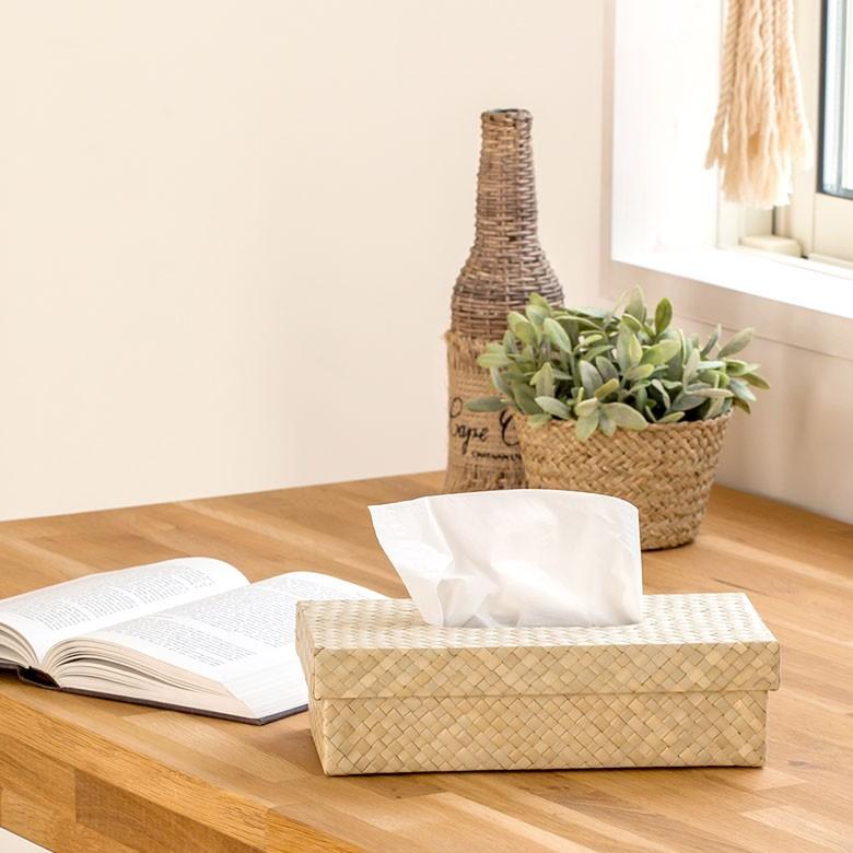 ティッシュケース おしゃれ ボックス パンダン ティッシュケースカバー ティッシュカバー モダン アジアン パンダン 北欧 アジア工房 8403 | ELEMENTS（インテリア） | 04
