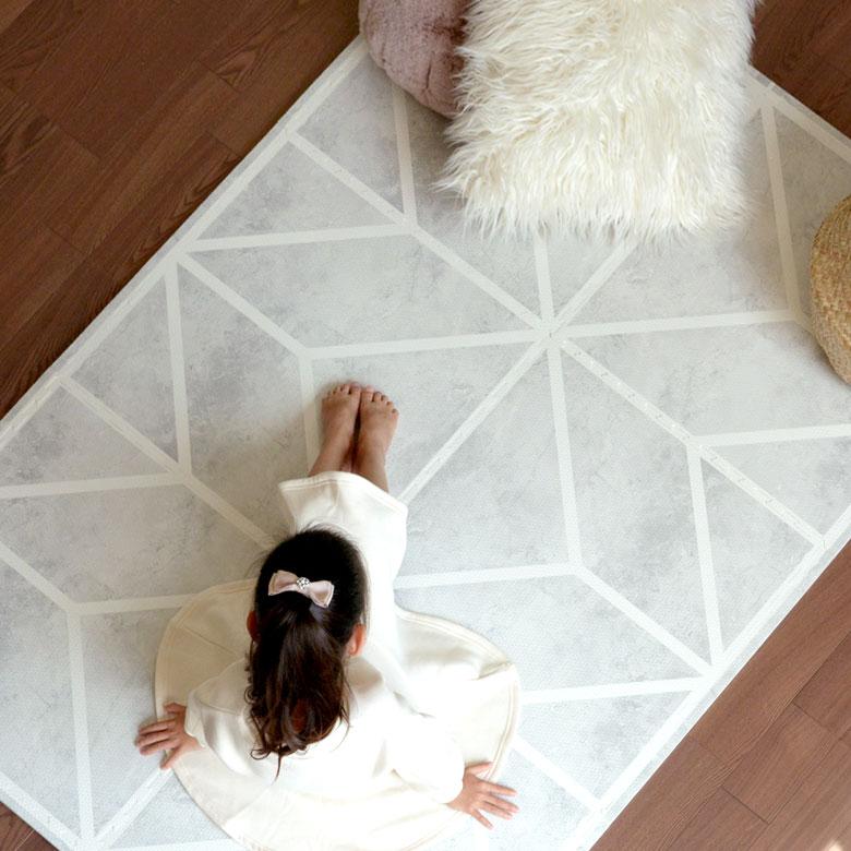プレイマット ジョイントマット フロアマット 子供 ベビー キッズ マット 赤ちゃん  ベビーマット サイドパーツ付 防音 衝撃吸収 軽量 防音 撥水 水洗い可 | ELEMENTS（インテリア） | 16