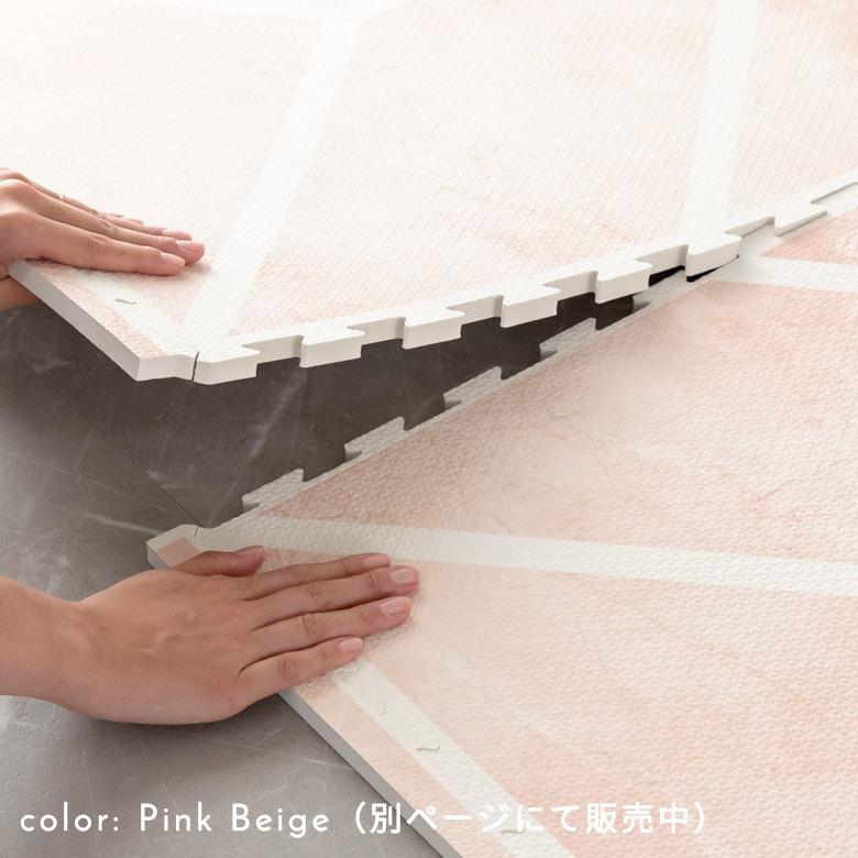 プレイマット ジョイント マット フロア  子供 ベビー キッズ 赤ちゃん  ベビーマット サイドパーツ付 防音 衝撃吸収 軽量 防音 撥水 水洗い可 84082-b-mtgr | ELEMENTS（インテリア） | 03