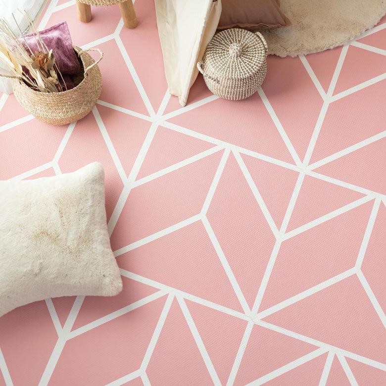 ジョイントマット プレイマット 約W60cm フロアマット ベビー 赤ちゃん モーヴピンク 厚手 大判 正方形 防音 北欧 84083-mp | ELEMENTS（インテリア） | 16