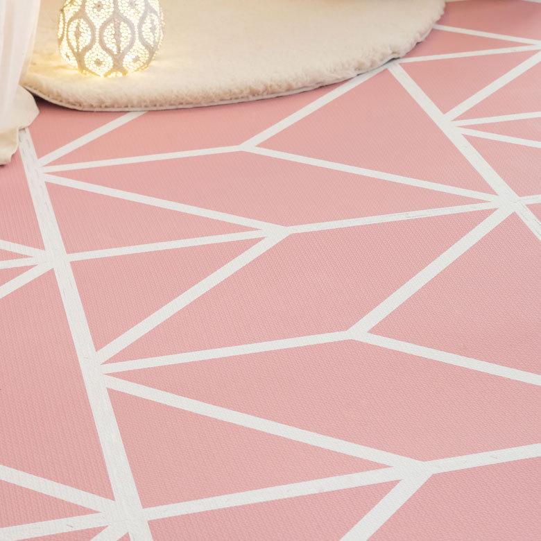 ジョイントマット プレイマット 約W60cm フロアマット ベビー 赤ちゃん モーヴピンク 厚手 大判 正方形 防音 北欧 84083-mp | ELEMENTS（インテリア） | 17