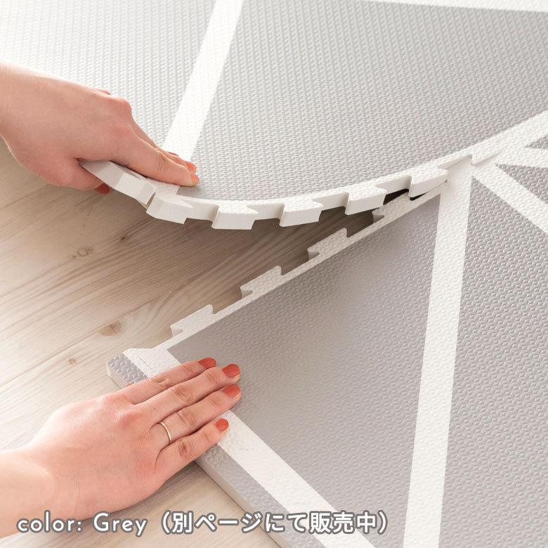 ジョイントマット プレイマット 約W60cm フロアマット ベビー 赤ちゃん モーヴピンク 厚手 大判 正方形 防音 北欧 84083-mp | ELEMENTS（インテリア） | 03