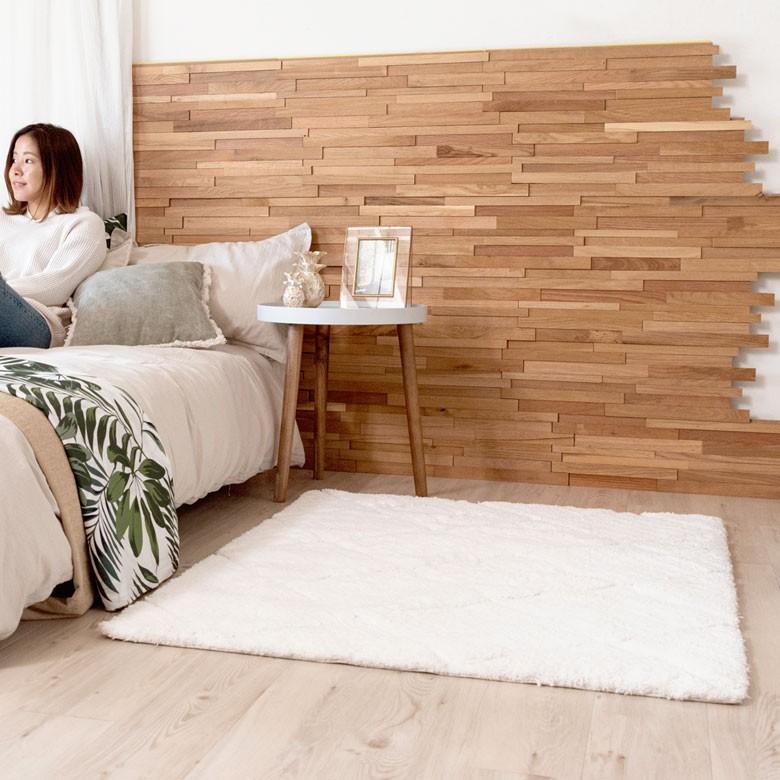 ウォールパネル 天然木 オークウッド ウッドタイル 壁用 ジョイント式 ウッド 木製 ウッドウォールパネル 壁面DIY 内装 木材 パネルタイル 84089 | ELEMENTS（インテリア） | 02