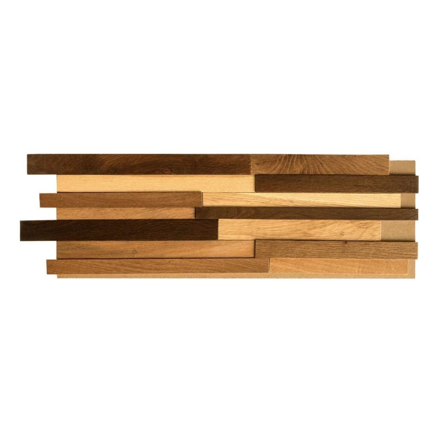 ウォールパネル 天然木 サーモオーク ウッドタイル 壁用 ジョイント式 ウッド 木製 ウッドウォールパネル 壁面DIY 内装 木材 パネルタイル 84090 | ELEMENTS（インテリア） | 17