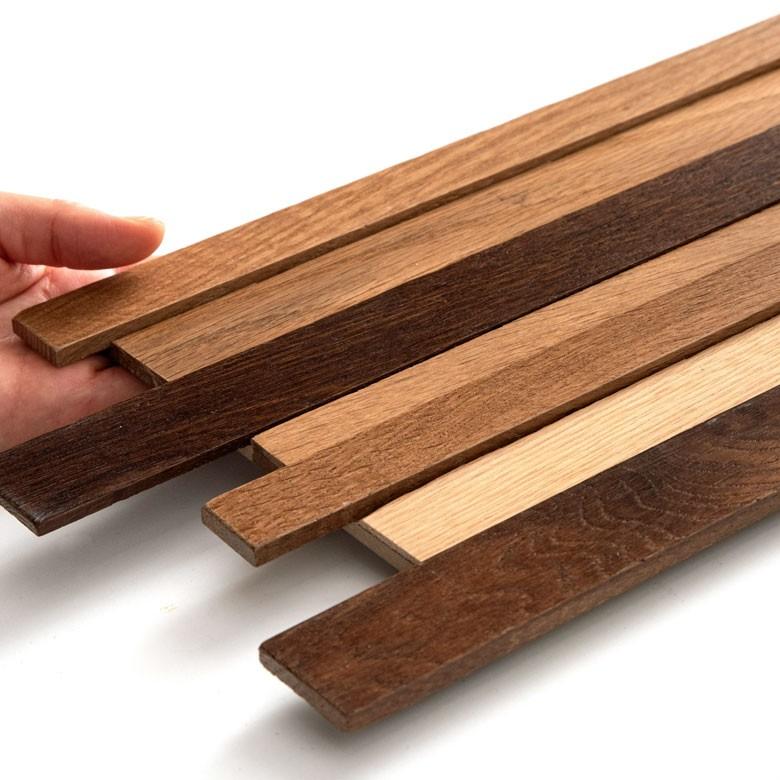 ウォールパネル 天然木 サーモオーク ウッドタイル 壁用 ジョイント式 ウッド 木製 ウッドウォールパネル 壁面DIY 内装 木材 パネルタイル 84090 | ELEMENTS（インテリア） | 05