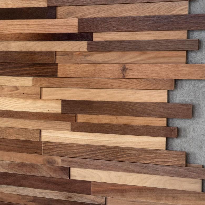 ウォールパネル 天然木 サーモオーク ウッドタイル 壁用 ジョイント式 ウッド 木製 ウッドウォールパネル 壁面DIY 内装 木材 パネルタイル 84090 | ELEMENTS（インテリア） | 07