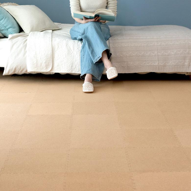 コルクマット ジョイントマット 30cm 108枚 約 6畳 コルクタイル プレイマット 薄型  高品質 クオリアム 84096-108 | ELEMENTS（インテリア） | 19