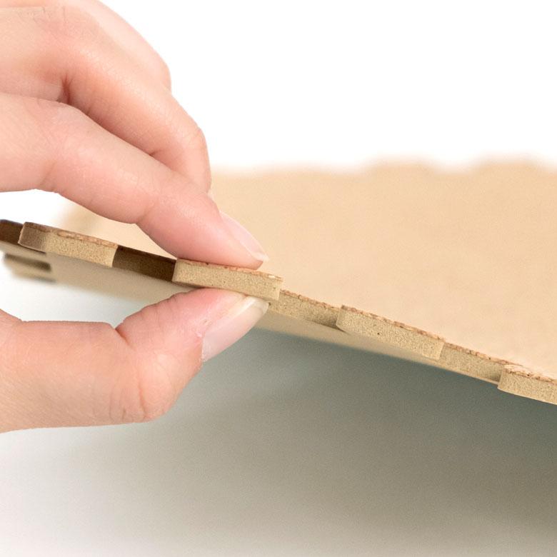 コルクマット ジョイントマット 30cm 108枚 約 6畳 コルクタイル プレイマット 薄型  高品質 クオリアム 84096-108 | ELEMENTS（インテリア） | 09