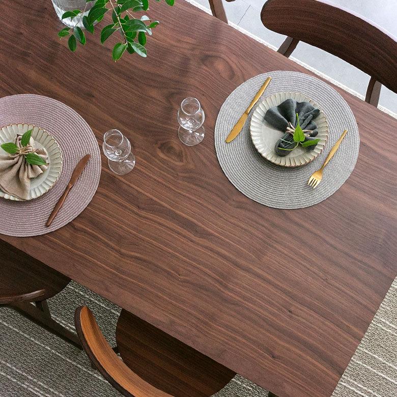 ダイニングテーブル リビングテーブル 4人掛け 135cm幅 W135×D80×H75 木製 オーク ナチュラル 天然木 ウッド 北欧 8409 | ELEMENTS（インテリア） | 01