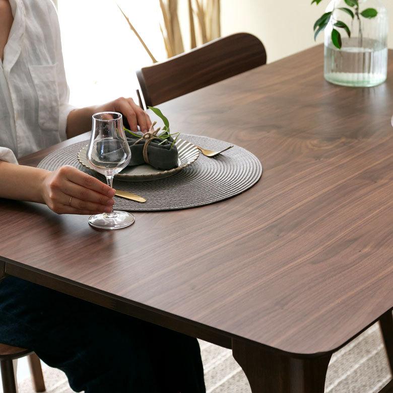 ダイニングテーブル リビングテーブル 4人掛け 135cm幅 W135×D80×H75 木製 オーク ナチュラル 天然木 ウッド 北欧 8409 | ELEMENTS（インテリア） | 04