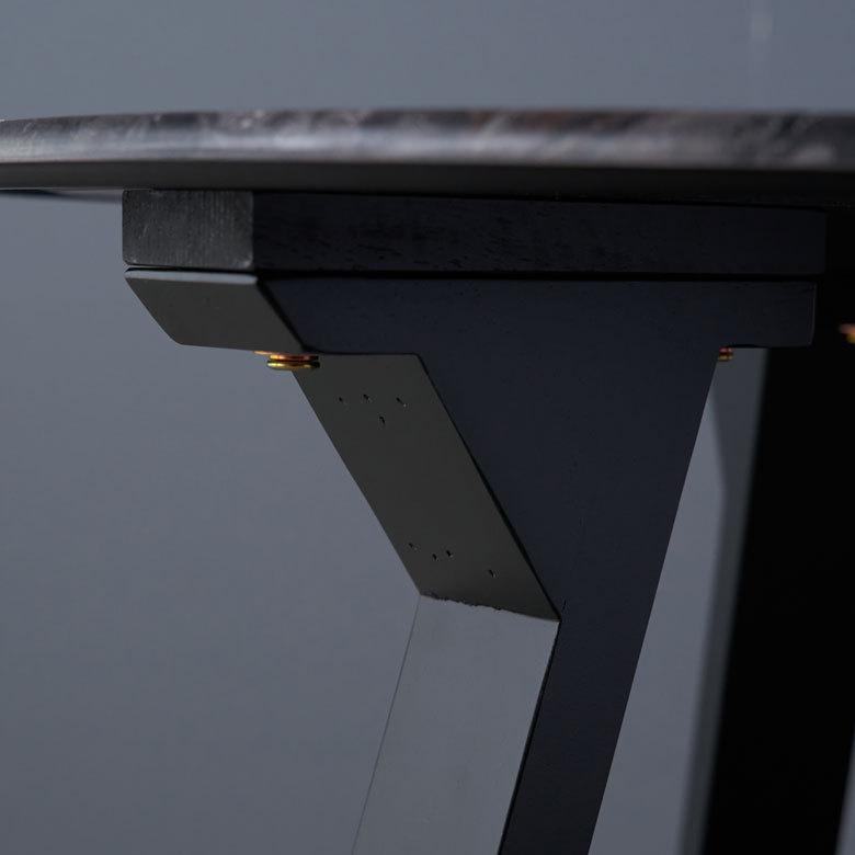 ローテーブル マーブル テーブル 天然木 センターテーブル 大理石柄 ラウンド 円形 カフェテーブル サイドテーブル BOHO コースタル シンプル 北欧 84100 | ELEMENTS（インテリア） | 14