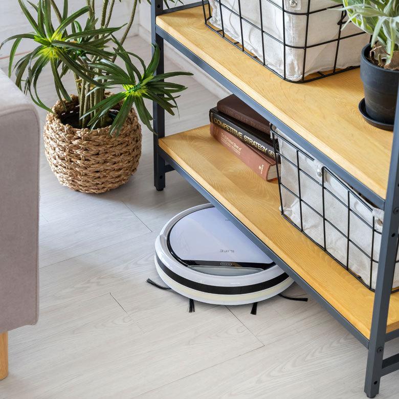 オープン ラック 幅84cm 3段 無垢 木製 ウッド Hus ヒュース 収納 棚 シェルフ アイアン 本 スチール パイン材 天然木 家具 おしゃれ 北欧 西海岸 84104 | ELEMENTS（インテリア） | 13