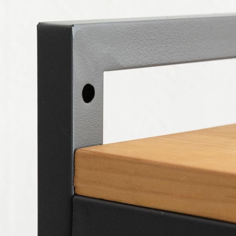 オープン ラック スリム 幅38cm 3段 無垢 木製 ウッド Hus ヒュース 収納 棚 本 サイド ラック テーブル パイン材 天然木 家具 おしゃれ 北欧 西海岸 84107 | ELEMENTS（インテリア） | 15