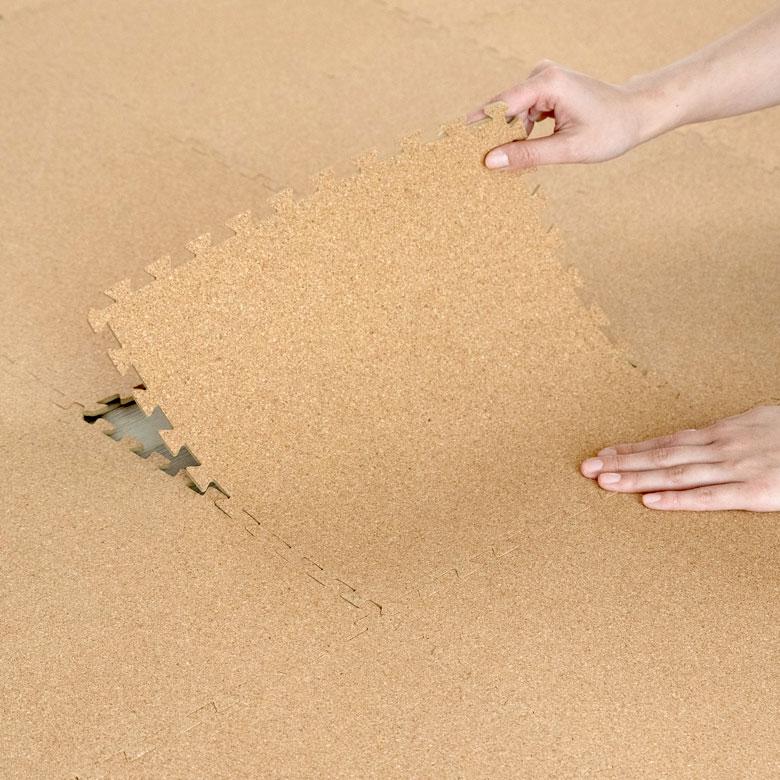 コルクマット ジョイントマット 天然 8mm厚 108枚セット 正方形 保温 遮熱 防音 ラコル小粒 30cmタイプ 84112-108 | ELEMENTS（インテリア） | 17