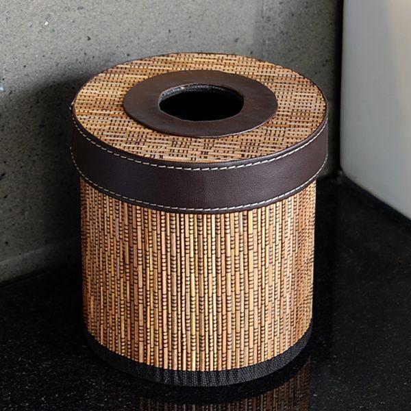 ティッシュケース パームリディ編みトイレットティッシュケース ラウンドタイプ アジア工房 8422 | ブランド登録なし