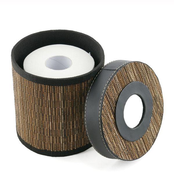 ティッシュケース パームリディ編みトイレットティッシュケース ラウンドタイプ アジア工房 8422 | ブランド登録なし | 02