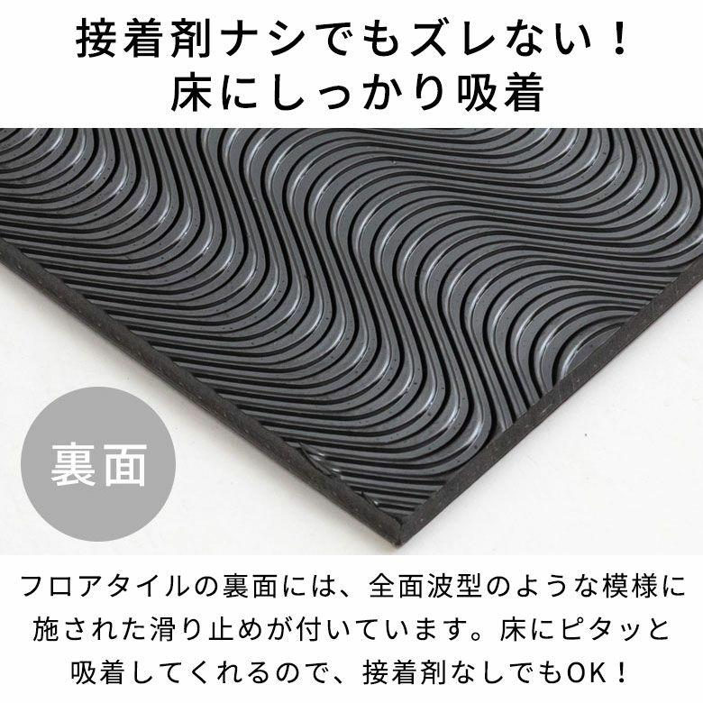フロアタイル 置くだけ 大理石 吸着 シート  ストーン調 貼って はがせる 14枚セット 約 1.5畳 トイレ 玄関 マーブル インテリア DIY 模様替え 西海岸 84251- | ELEMENTS（インテリア） | 14