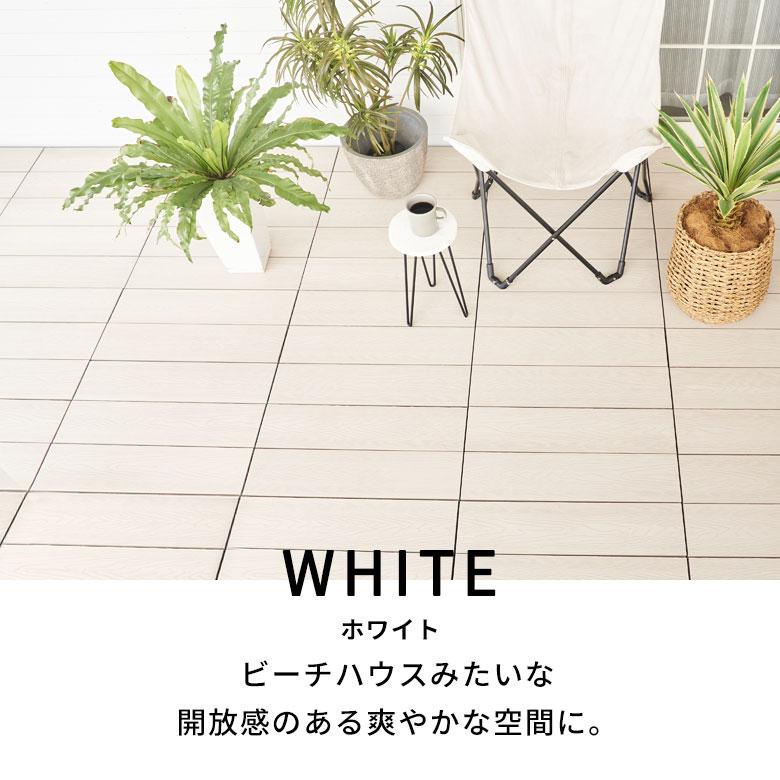ウッド デッキ タイル 人工木 樹脂 ロング ワイド 4枚セット パネル ウッド ジョイント 床 フロア ベランダ ガーデン 庭 DIY おしゃれ 北欧 西海岸風 84291- | ブランド登録なし | 08