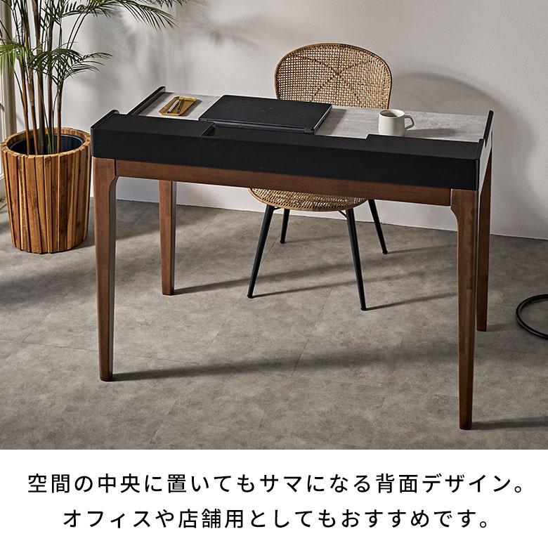 ELEMENTS（インテリア） デスク ワーク パソコン 机 幅115cm