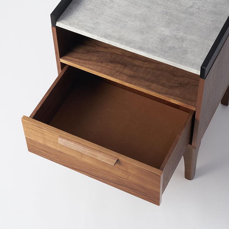 サイド テーブル ナイト ラック 幅50cm ストーン セメント コンクリート 調 モダン ホテル ライク おしゃれ 北欧 リゾート ART STONE furniture 84295 | ELEMENTS（インテリア） | 16