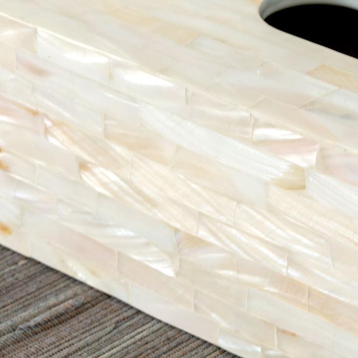 パールシェルの アジアン ティッシュケースカバー キャビティタイプ アジア工房 8430 | ブランド登録なし | 02