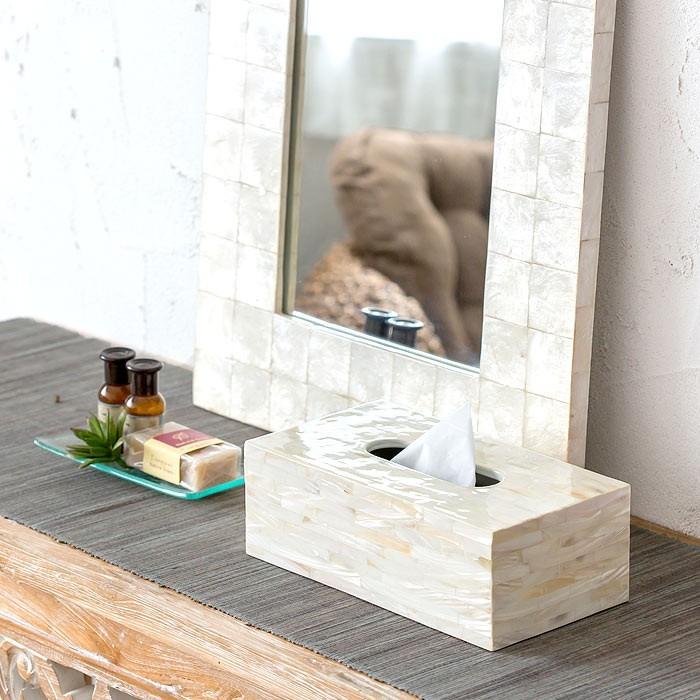 パールシェルの アジアン ティッシュケースカバー キャビティタイプ アジア工房 8430 | ブランド登録なし | 04