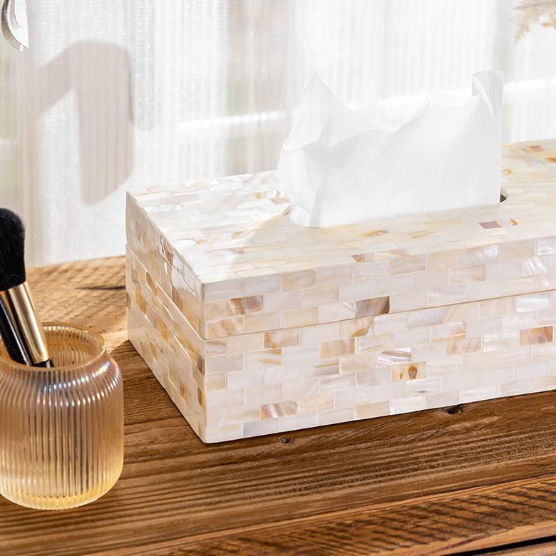 ティッシュケース パールシェルのティッシュケース アジア工房 8431 | ELEMENTS（インテリア） | 11