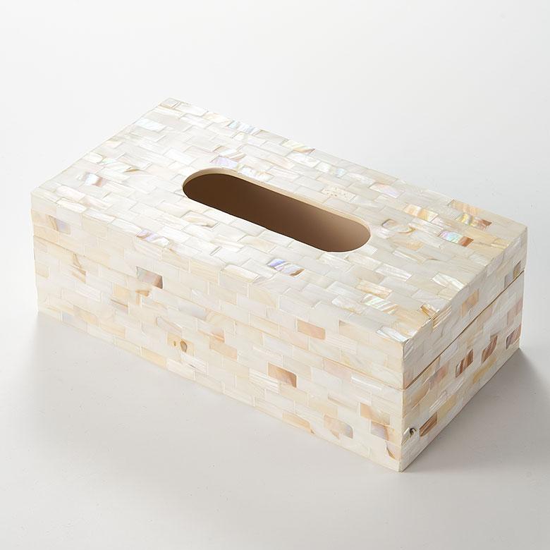 ティッシュケース パールシェルのティッシュケース アジア工房 8431 | ELEMENTS（インテリア） | 14