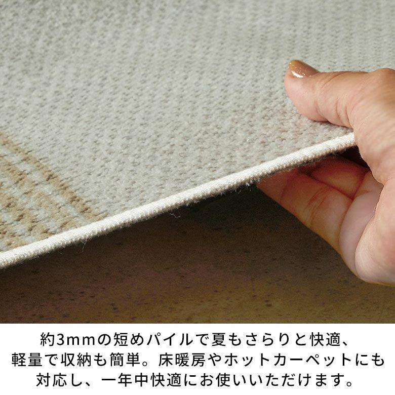 ラグ モケット ベルギー ラグマット カーペット 195×250 3畳 薄手 ビスコース 幾何学模様 ジオメトリック おしゃれ 北欧 リゾート インテリア 西海岸 84392 | ブランド登録なし | 10