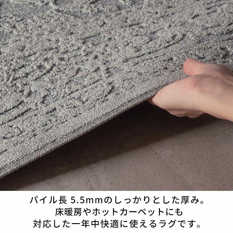 ラグ ジャカード 織 ラグマット ベルギー カーペット 135×195 1.5畳 ジャガード 絨毯 安い ペルシャ絨毯風 おしゃれ 北欧 リゾート インテリア 西海岸 84397 | ブランド登録なし | 10