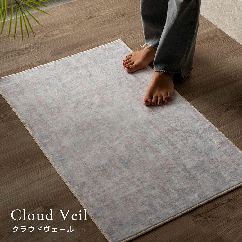 ラグ 洗える 玄関マット Lumiera 50×80 洗濯機 滑り止め オールシーズン 床暖房 ホットカーペット掃除機 おしゃれ モノトーン シンプル 西海岸 84410 | ブランド登録なし | 13