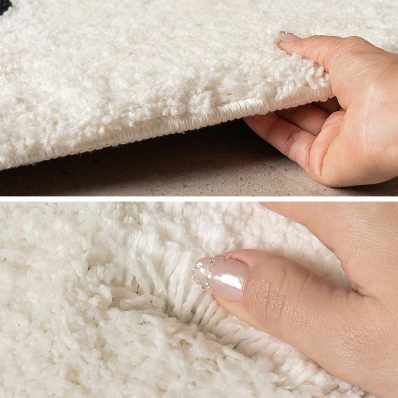 玄関マット 屋内 バスマット 洗える 速乾 洗面所マット 洗濯可 滑り止め 床暖房対応 北欧 おしゃれ 韓国 白 50 80 長方形 ペット 一人暮らし 西海岸 84413 | ELEMENTS（インテリア） | 12