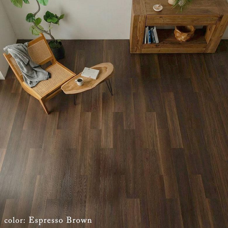 フロアタイル 木目 Mocua 2畳 4畳 6畳 ボンド 賃貸 防水 傷防止 土足 フローリング 床材 子供 ペット リビング 洗面所 脱衣所 キッチン 西海岸 86000 | ELEMENTS（インテリア） | 10