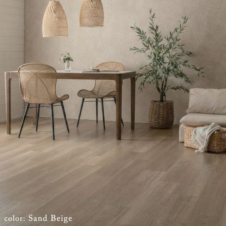 フロアタイル 置くだけ 木目 Mocua 1畳 2畳 4畳 6畳 賃貸 滑り止め 防水 傷防止 接着剤不要 土足 フローリング 床材 子供 ペット リビング 洗面所 86002 | ELEMENTS（インテリア） | 06