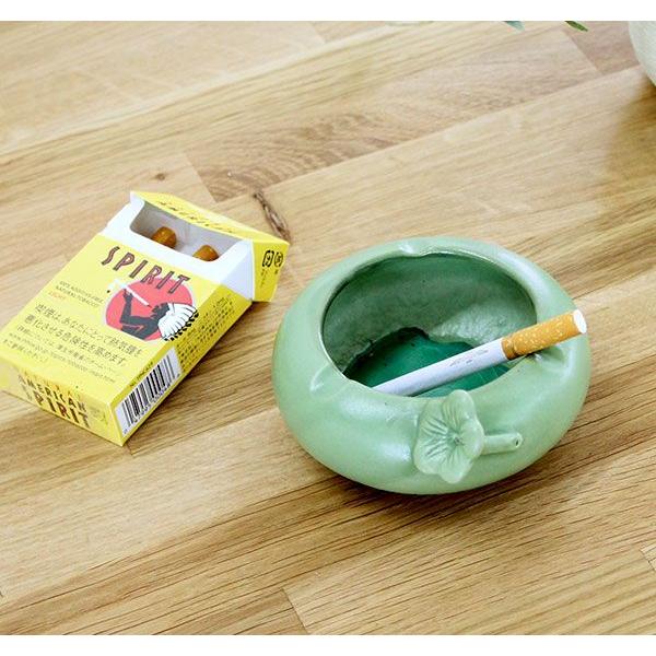 アジアン雑貨 プルメリアの花咲く陶器の丸い灰皿 アジア工房 8816 | ブランド登録なし | 03