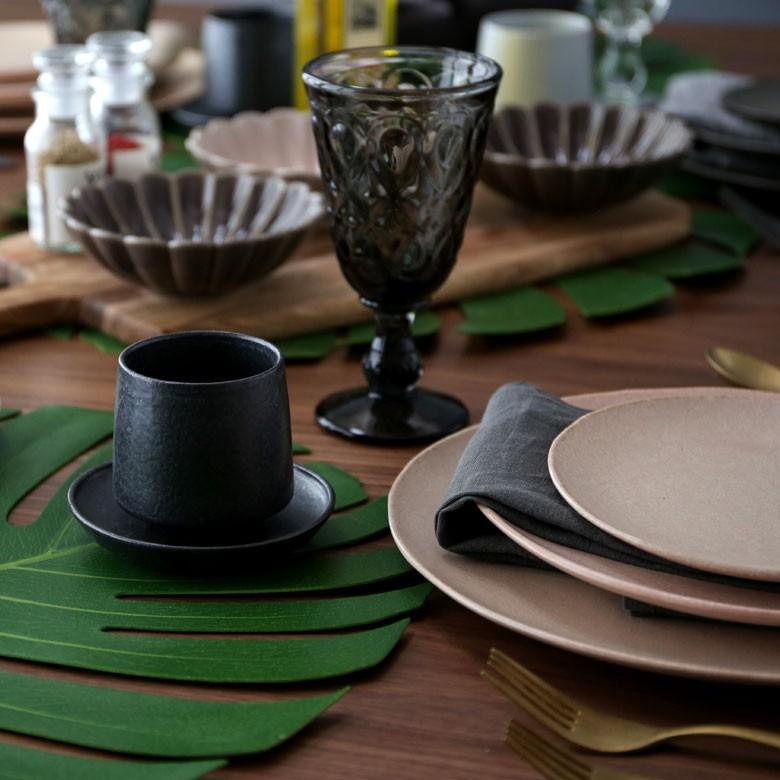 小皿 茶托 ソーサー プレート 直径約11cm 陶器 モダン シンプル おしゃれ 和食器 和 渋い 90007 | ブランド登録なし | 14