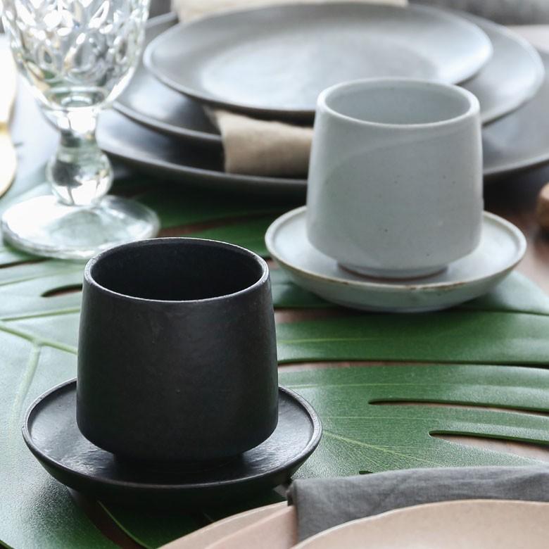 小皿 茶托 ソーサー プレート 直径約11cm 陶器 モダン シンプル おしゃれ 和食器 和 渋い 90007 | ブランド登録なし | 06