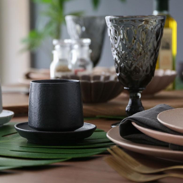 小皿 茶托 ソーサー プレート 直径約11cm 陶器 モダン シンプル おしゃれ 和食器 和 渋い 90007 | ブランド登録なし | 11