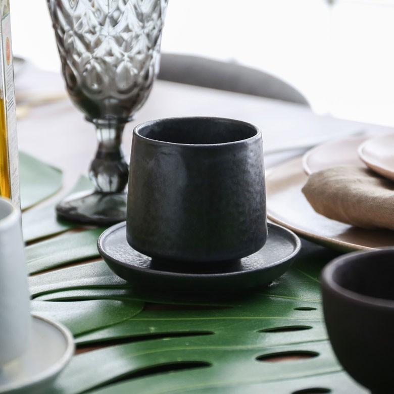 小皿 茶托 ソーサー プレート 直径約11cm 陶器 モダン シンプル おしゃれ 和食器 和 渋い 90007 | ブランド登録なし | 12